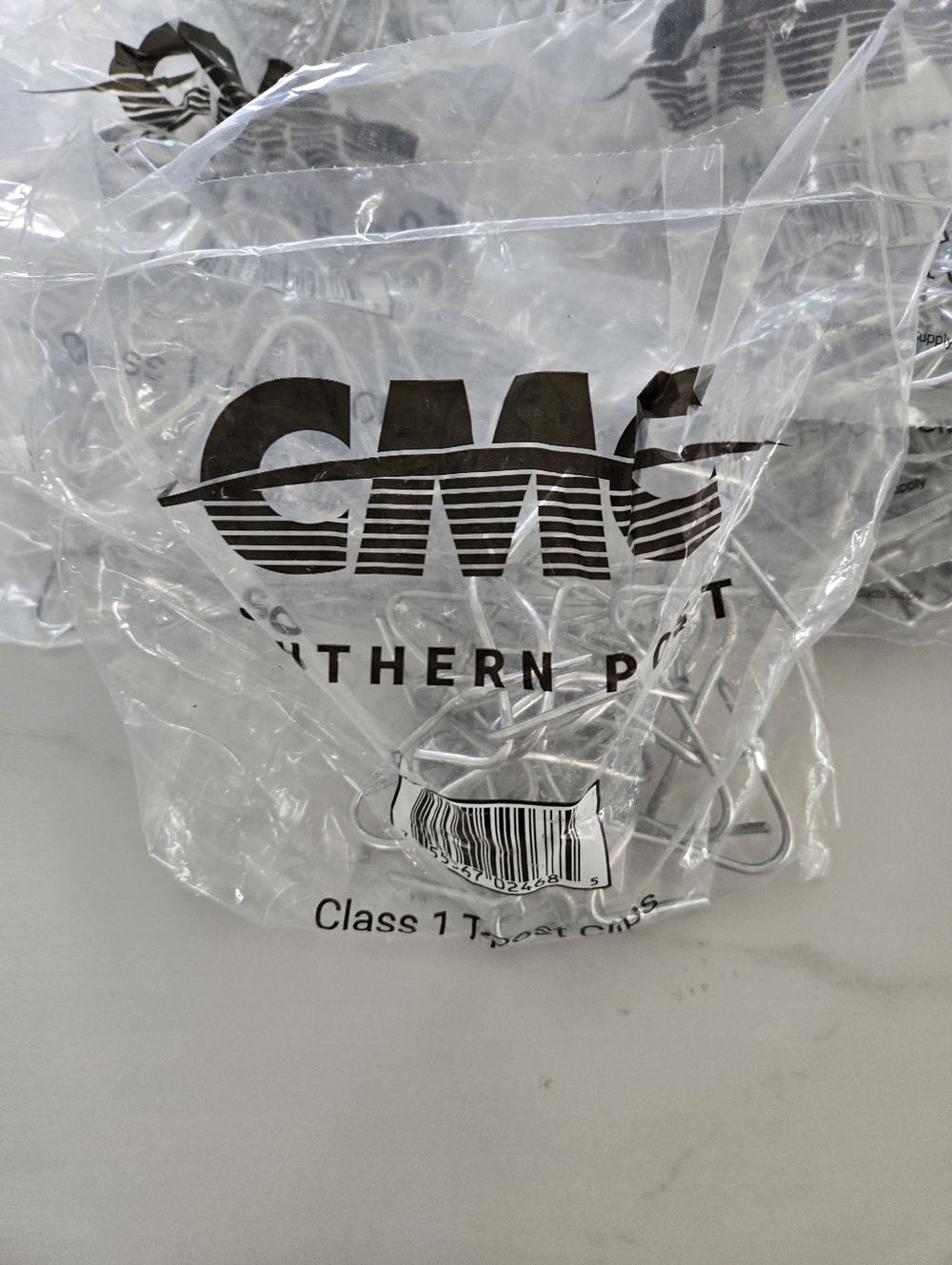 CMC TractorSupply T Post Clips Southern Pot Metal Clips - Silver